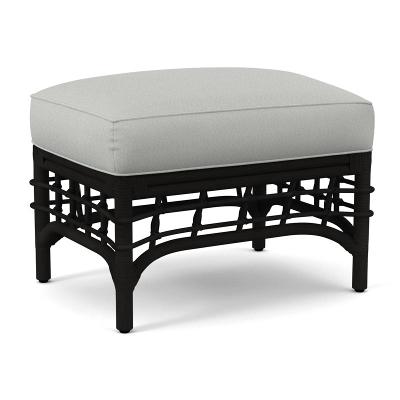 Bridgehampton Ottoman, Oslo Grey; 0820-85, Sea Glass