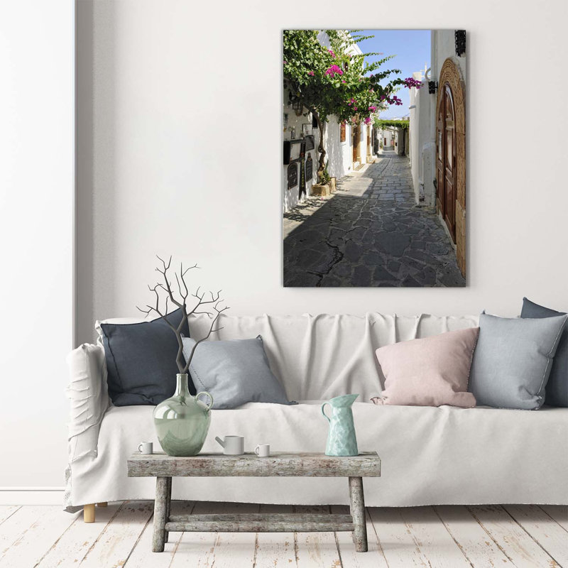 A Charming Path - Wrapped Canvas Print