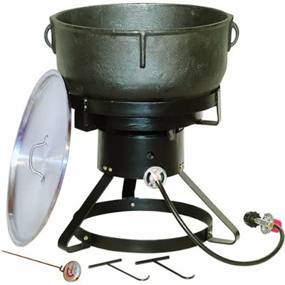 Ensemble de Jambalaya au propane haute pression à haut brûleur King Kooker