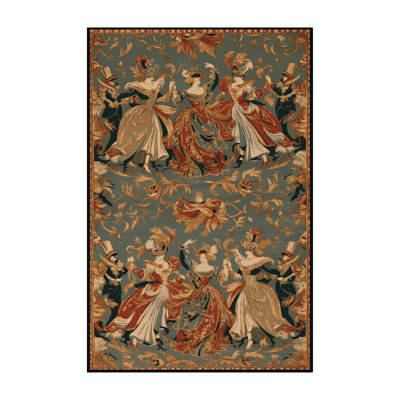 Machine Washable French Brown Area Rug