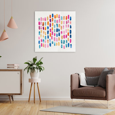 Dabs of Color Contemporary Abstract Dot Abstract Art