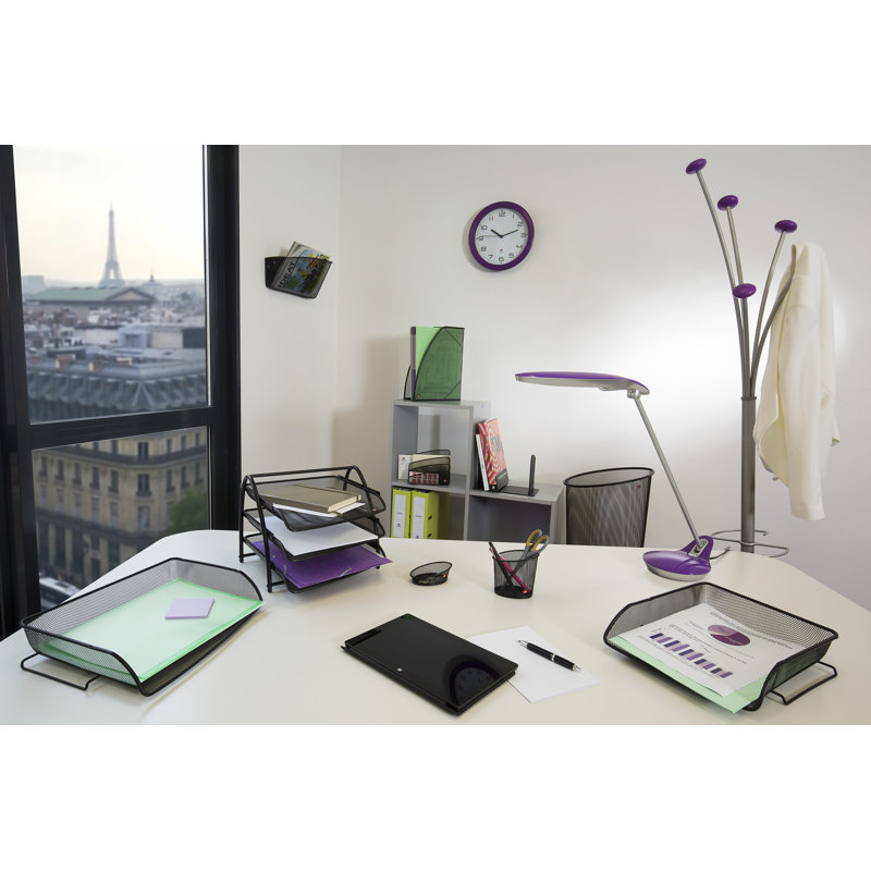 Horloge murale 12,01 po Hornew, Mauve