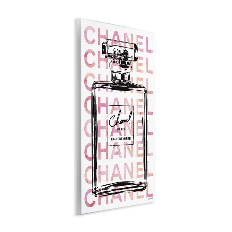 «Perfume Bottle with Words», impression, H 15 po x l 10 po