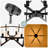 Modern Industrial 6-Light Black Geometric Metal Pendant Light For Dining Room-119232026