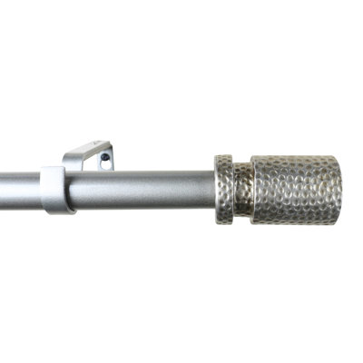 Peterson Zinc Adjustable Single Curtain Rod