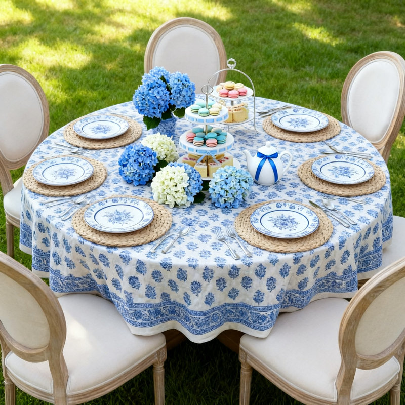 Assiettes à dîner en céramique, assiettes à dessert rondes de 8 pouces, ensemble de 8 allant au micro-ondes, au four et au lave-vaisselle (bleu)