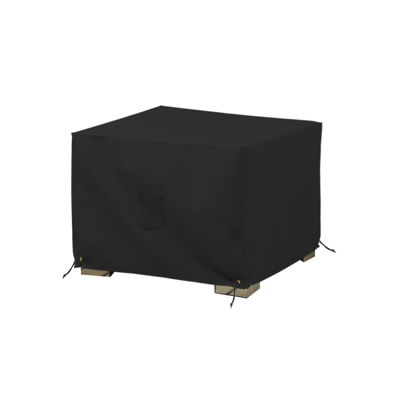 Argyri Heavy Duty Waterproof Outdoor Square Ottoman Deck Box Cover, Weather Proof Devoko Storage Bench Cover, Bryngar Furniture Cover