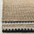 Bynum Hand Woven Jute/Wool Striped Rug in Natural/Black-62872871