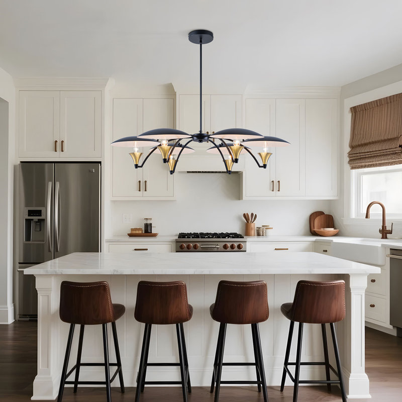 Lustre unique à 6 lumières