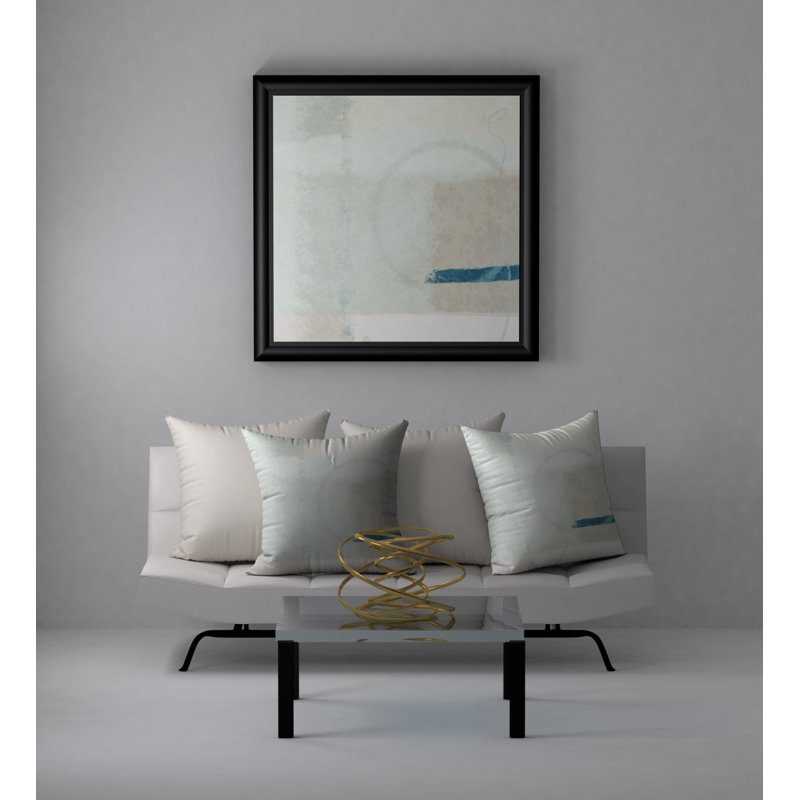 Housse de coussin décorative carrée « Smiles Breezy », 24" X 24"