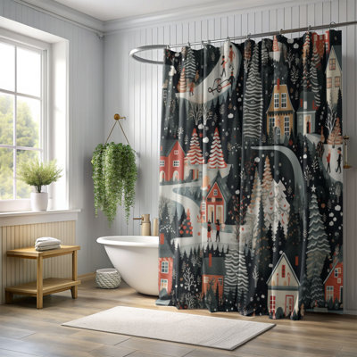 Rideau de douche Candy Street - Premium