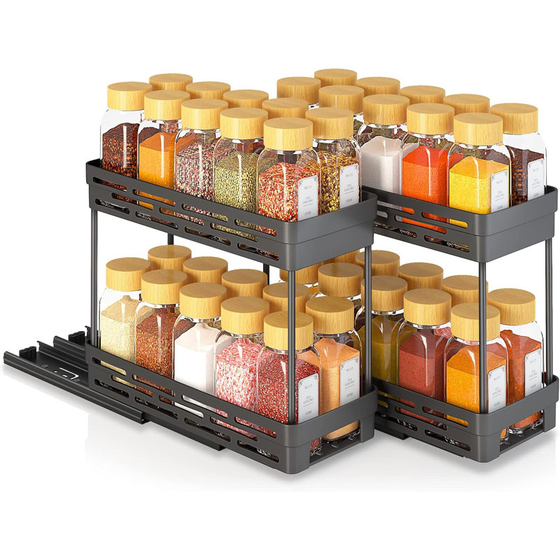 Gearlton Pull Out Pantry, Black