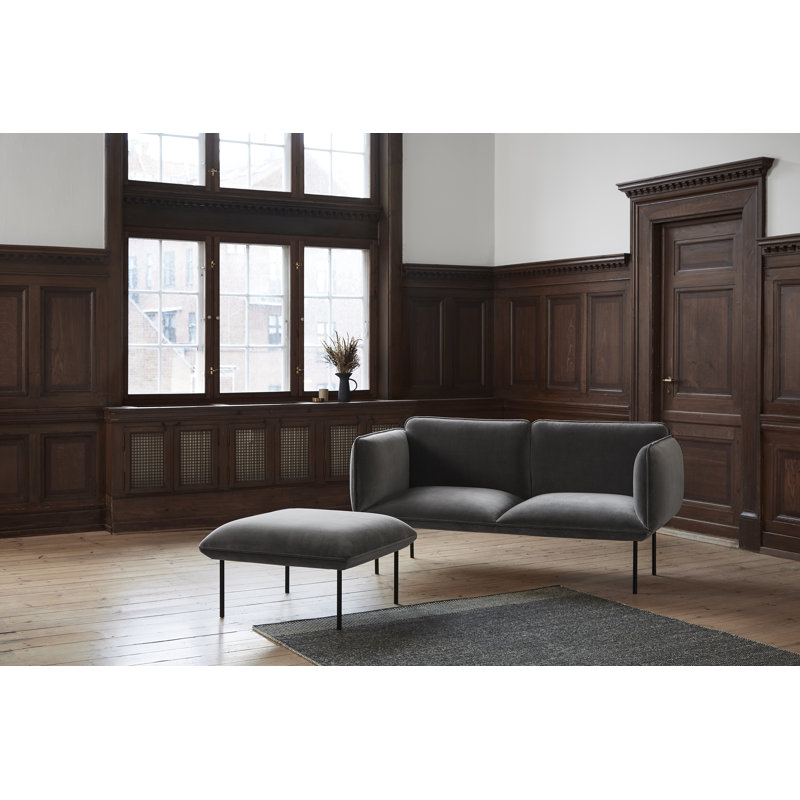 Gray Rombo Rug, Runner 2'4" x 6'5"