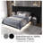 Upholstered Linen Wall Bed-1395362504-1395362507