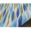 Tapis abstrait bleu d'intérieur / extérieur Longwell-19480747