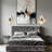 Modern Leaf-Shaped Led Wall Sconce, Gold Glitter Acrylic Design, Dimmable Bedside Wall Sconces