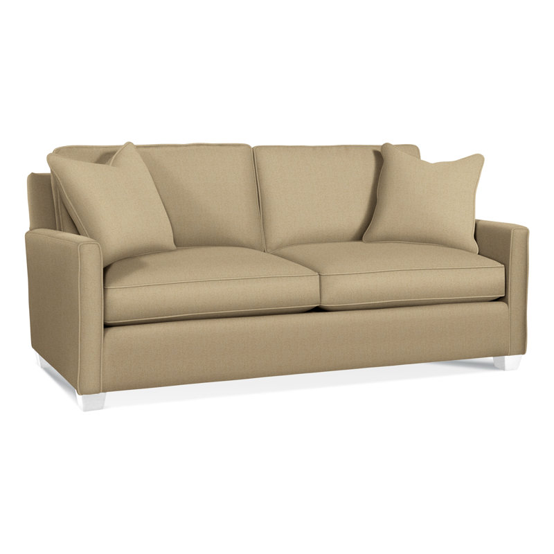 Nicklaus Upholstered 77'' Sofa, Air Dream Mattress, Frost White, Elite Sand; 0321-74