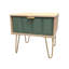 Allem 1 Drawer Bedside Cabinet (Ready Assembled)-1437853968