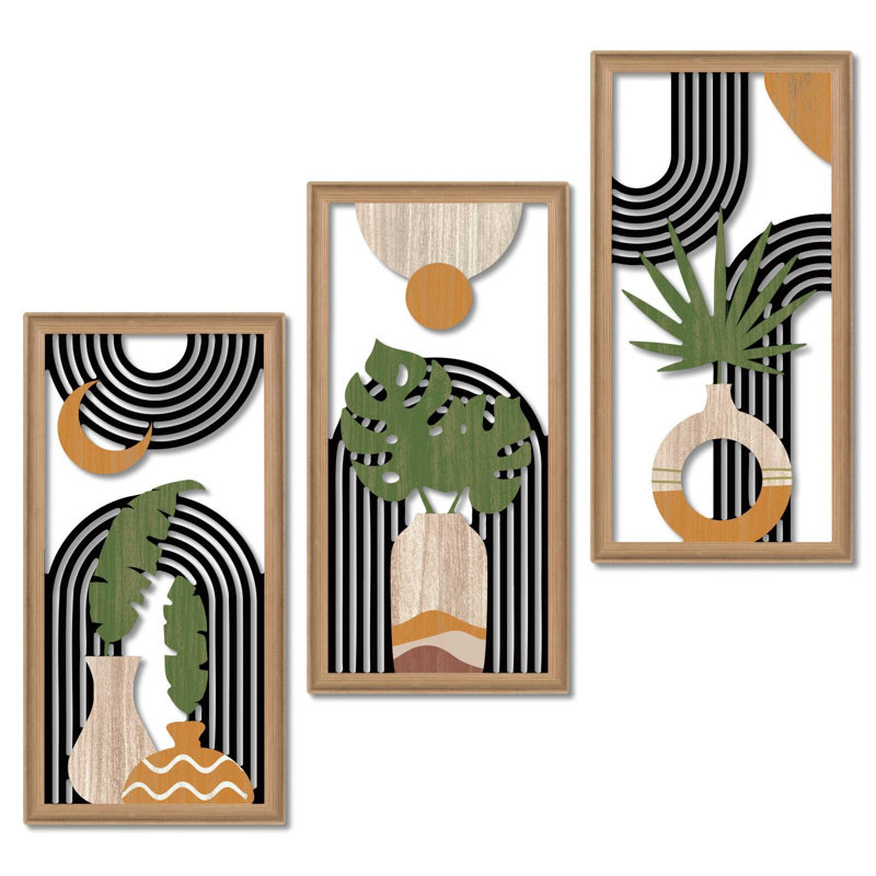 Ensemble d'art mural Boho Mountain