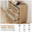 3 Sisal Drawer Dresser 31.5" W Large Chest Of Dresser With Spacious Storage For Bedroom Living Room