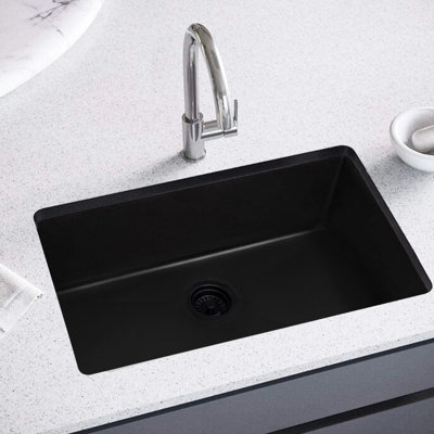 Évier de cuisine en acier inoxydable de calibre 16, 32 po x 19 po, bronze, encastré, matériaux en acier de cuisine 32 po x 19 po, croissance microbienne, coffre-fort
