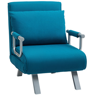 Sohum Single Upholstered Cushioned Convertible Sofa