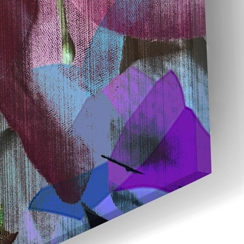 «Abstract Floral» par Shandra Smith, impression sans cadre, H 24 po x l 16 po x P 0,12 po