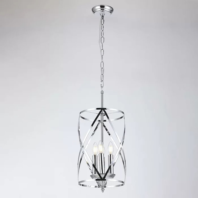 Eryk 4 - Light Unique/Statement Pendant, Chrome
