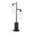 Cannes Contemporary Black Metal Table Lamp with White Shades - Adjustable Modern Desk Lamp with 2 LED Bulbs for Living Room & Bedroom-491572400