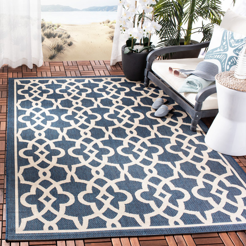 Tapis d'intérieur / extérieur à chevrons Herefordshire Performance, Rectangle 5 pi 3 po x 7 pi 7 po