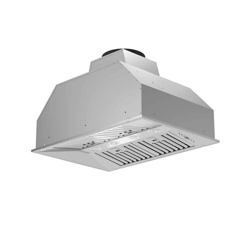 Altilia 36-Inch Stainless Steel Insert Range Hood with Halogen Lights
