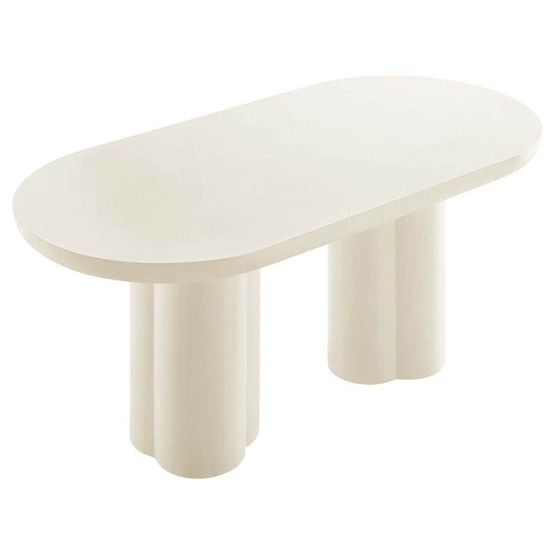 Ovale Caspian Modway L 72 po x l 36,1 po, Blanc