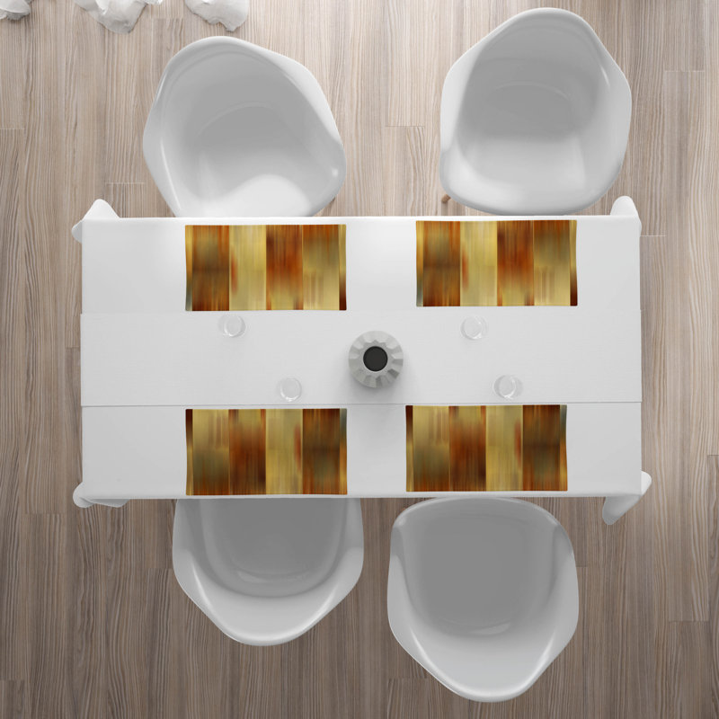 Polyester Abstract Rectangle Placemat