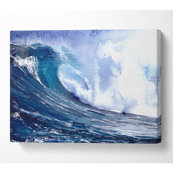 House of Hampton Ocean Waves - Wrapped Canvas Art Prints | Wayfair.co.uk