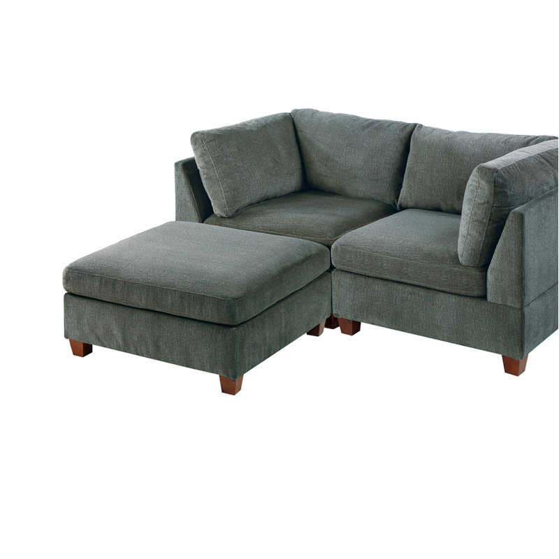 MODULAR ENSEMBLE - Canapé modulaire en chenille 3 pièces