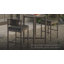 Table de bar rectangulaire d'extérieur en bois de teck Akeya-125185441