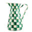 Emerald Check Large Practical Pitcher