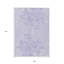 Tapis lavable intérieur / extérieur ivoire 9 pi x 12 pi floral