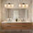 3 -Light Glass Vanity Light