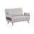 TRIO Extra Wide 3-In-1 Loveseat Folding Sofa Bed – Converts To Bed In 10S, 3-Position Adjustable Backrest, Premium Cotton Linen Fabric, Silent Hinges, Space-Saving Beige Sleeper For Small Apartment-1392873164