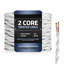 Hansel 2Core Twisted Vintage Coloured 0.75Mm Braided Fabric Flexible Electrical UK Lighting Wire Cable-1270540387