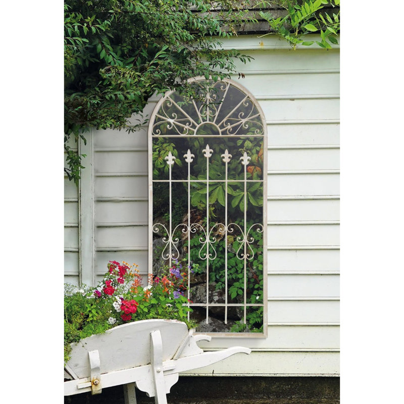 Elchanan Wood Flat Wall Mirror