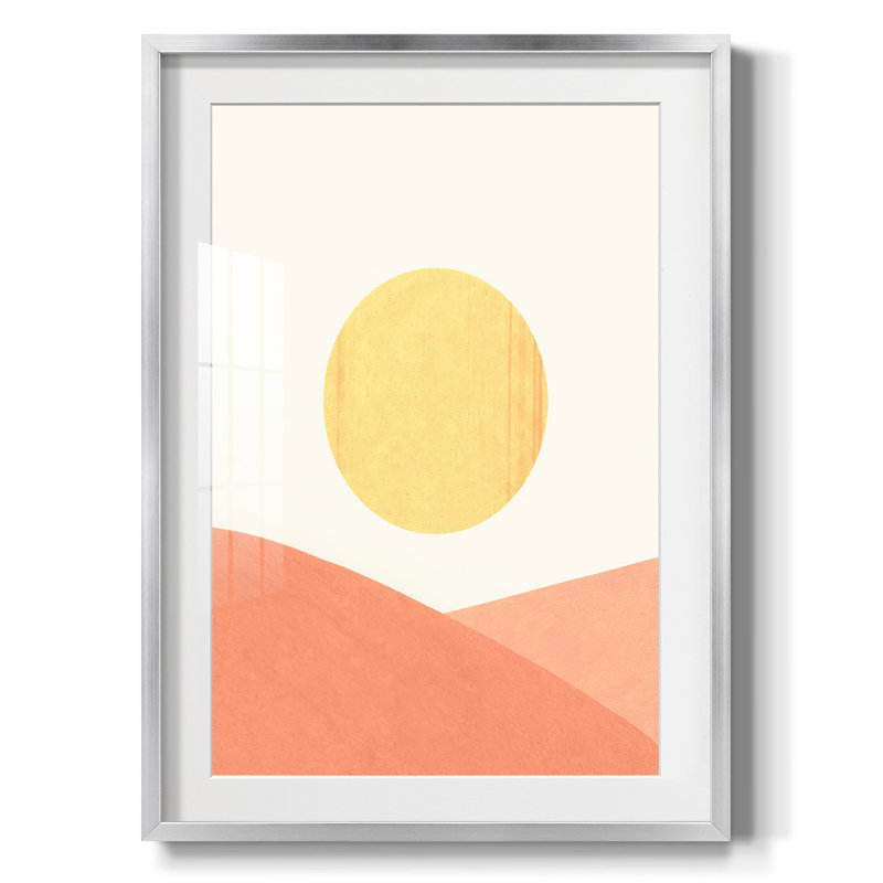 Simple Boho Sun I - impression encadrée