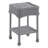Square Metal Outdoor Side Table , 12'' in. W 12'' in. D-115952512