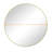 Modern Wall Mirror, 48 Inch Oversized Big Size Circular Mirror, Metal Framed Mirror-1142094671