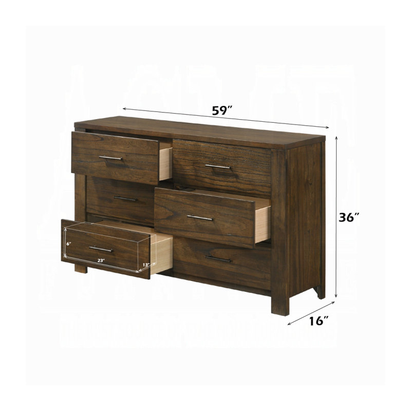 Commode ACME Merrilee, chêne