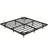 Queen Size Floating Bed Frames With Led Lights, Solid And Stable Metal Platform Bed