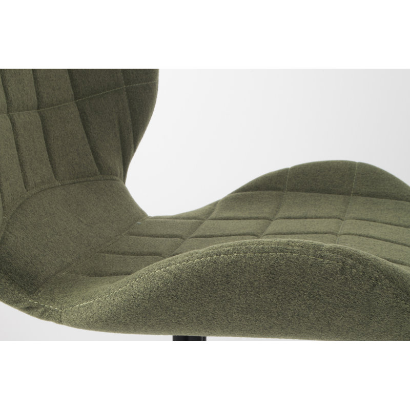 OMG LL Upholstered Dining Chair, Green