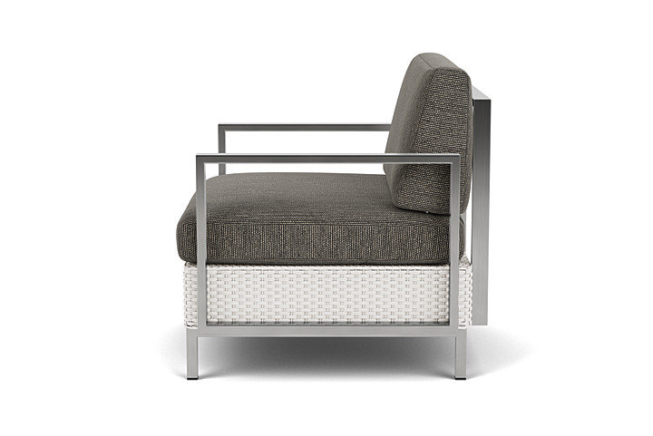 Elements Outdoor Lounge Chair, White, Cottage Pepper