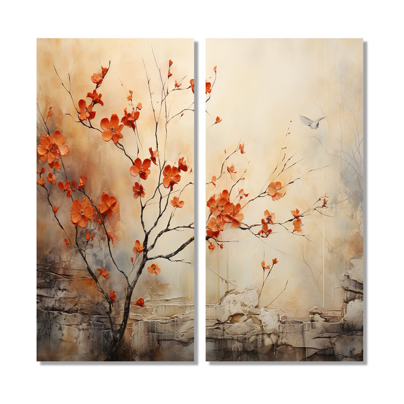 Érable érable incandescent I, 32" H x 32" W, Wrapped Canvas, Does Not Apply